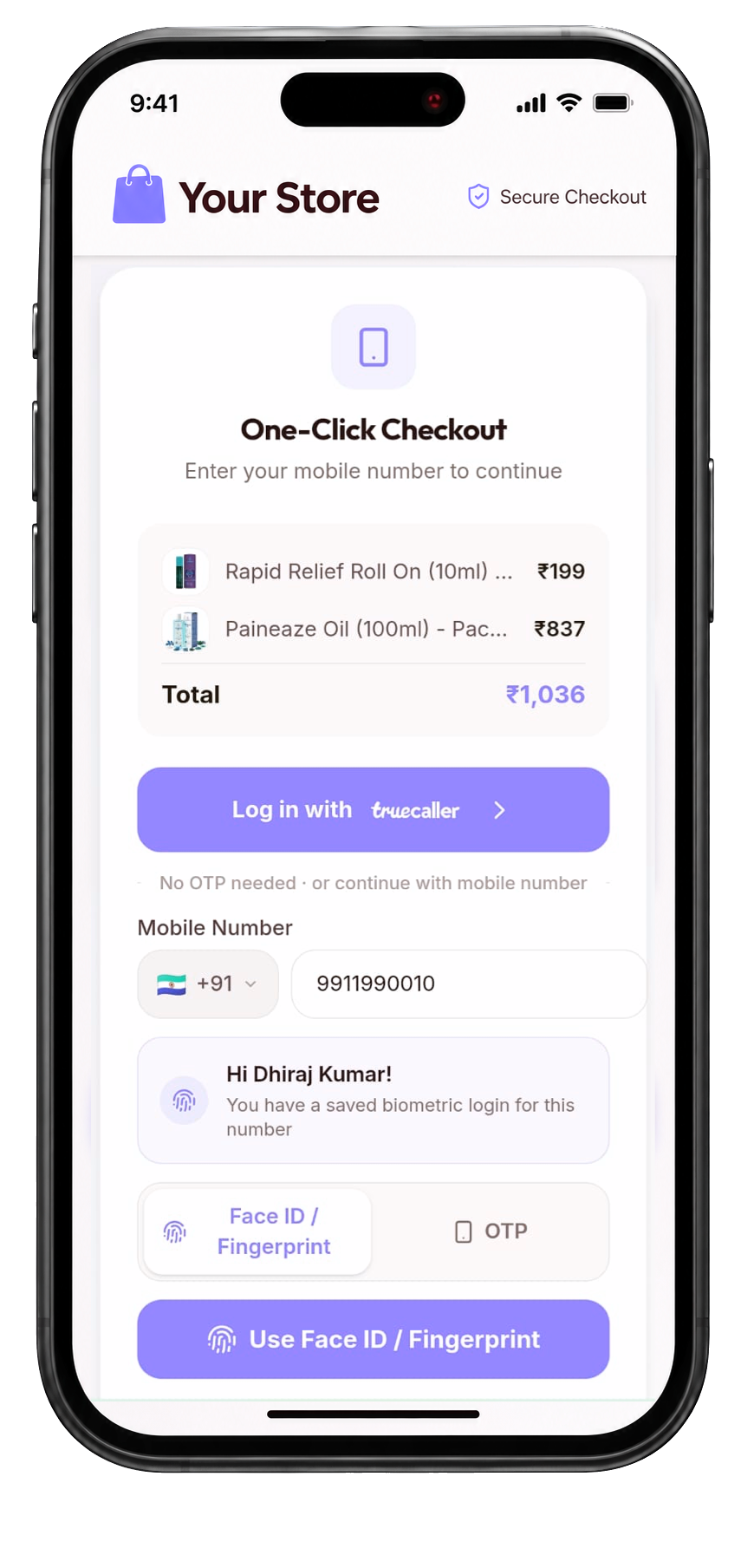 Checkout step 01 — Verify